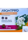 1 tabletka FrontPro S 2-4kg 11,3 mg na pchły i kleszcze dla psa 1SZT.!
